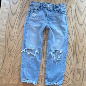 MOTHER Jeans The Tomcat in The Confession Size 31 Stretch Factory Distressed